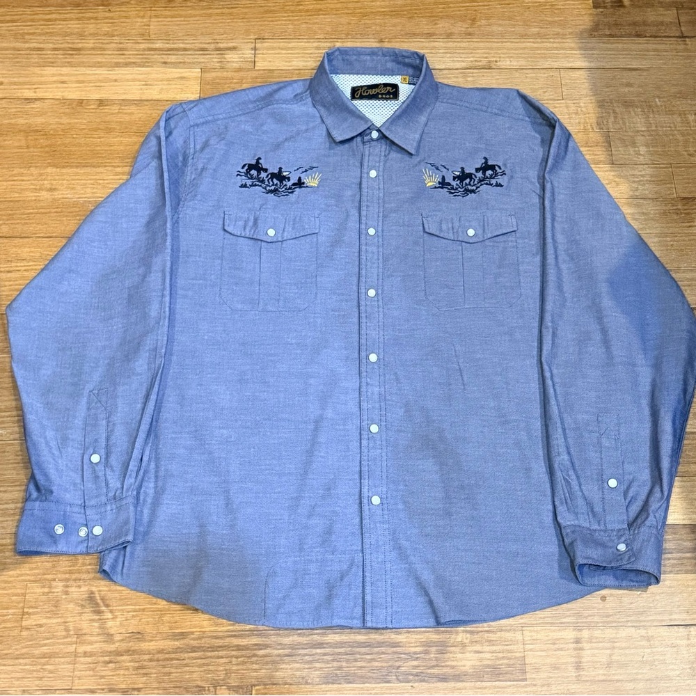 Howler Brothers - Howler Posse’ Long Sleeve Gaucho Snapshirt - Extra Large